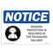 Signmission OSHA, Hearing Protection Is Required With Symbol, 14in X 10in Rigid Plastic, OS-NS-P-1014-L-13363 OS-NS-P-1014-L-13363 - alternate 1